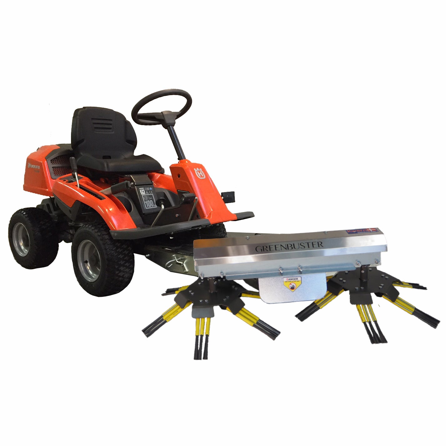 Kwern Standard Ersatzbürsten 300 mm – 12 Einzelbürsten für Greenbuster Rider S und Rider H