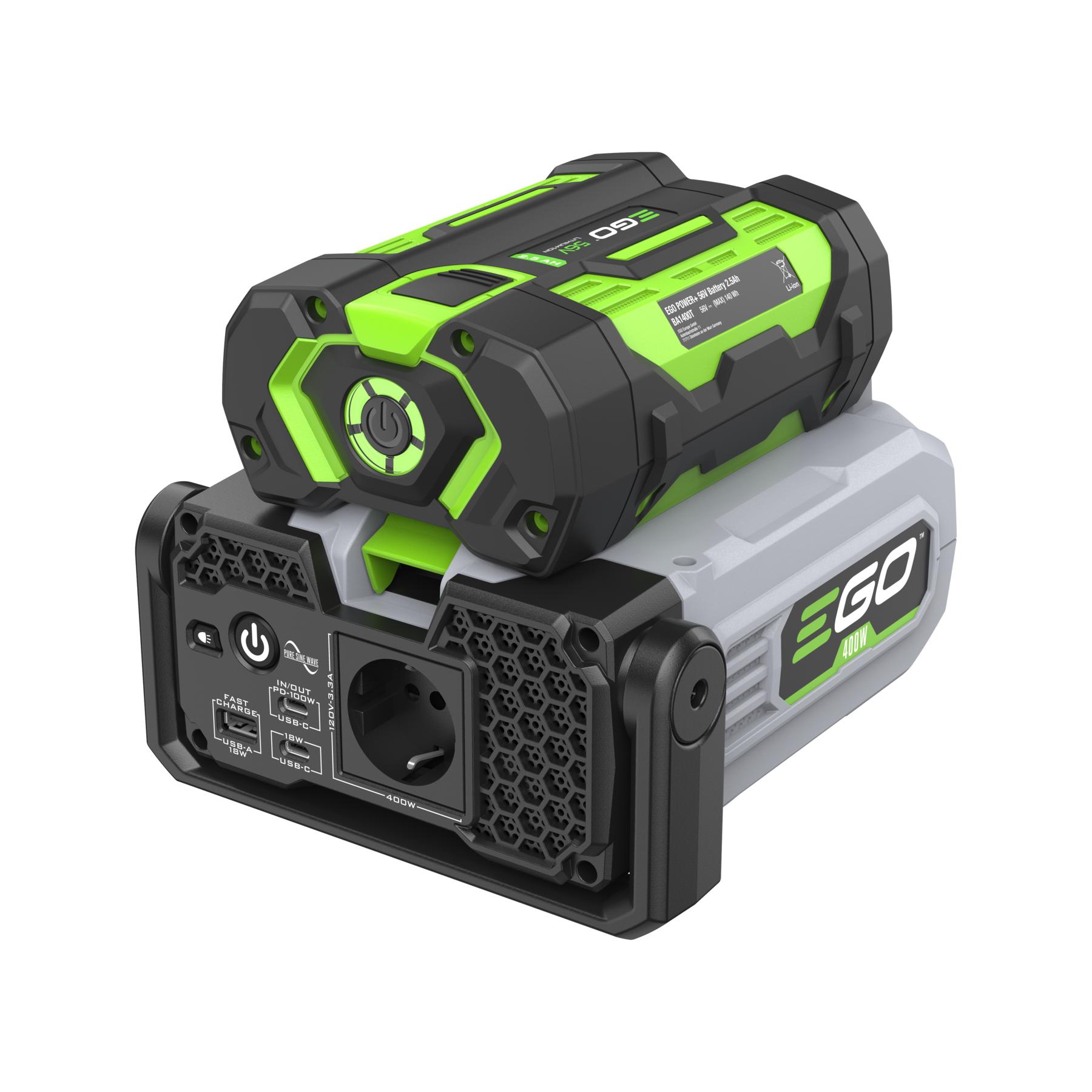 EGO 400 W NEXUS ESCAPE 230-V-SPANNUNGSWANDLER PAD5000E